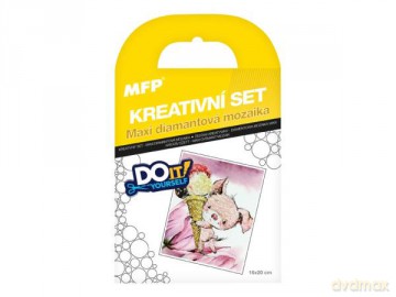 Zestaw kreatywny - diamentowa mozaika maxi świnka MFP 1042141
