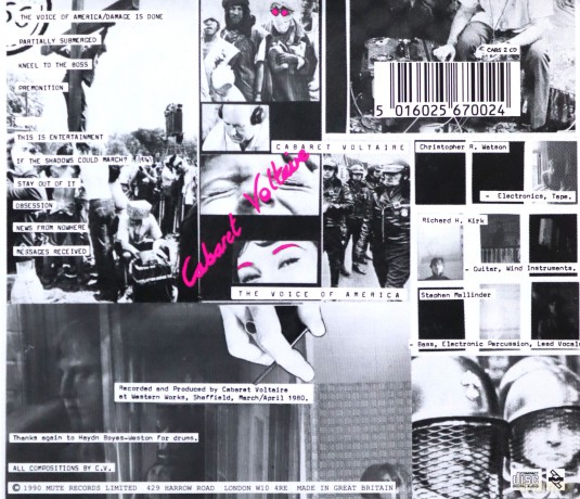Cabaret Voltaire: Voice Of America [CD]