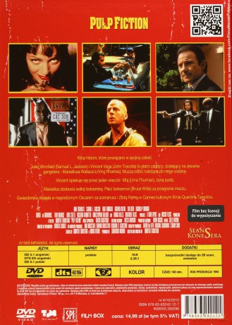 Pulp Fiction (Seans Konesera) (booklet) [DVD]