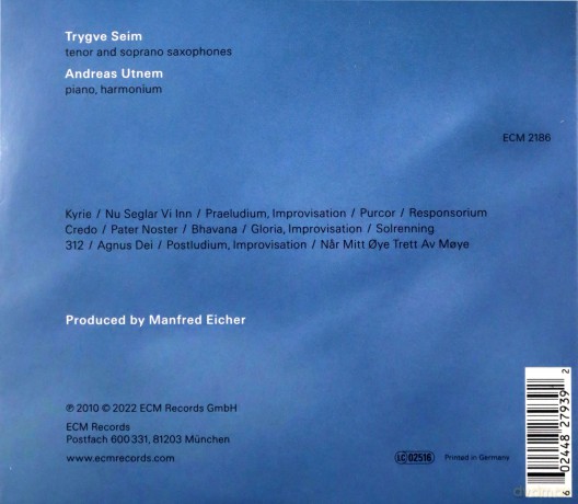 Trygve Seim: Purcor (Touchstones) [CD]