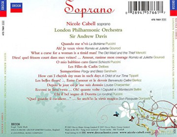 Cabell, Nicole: Soprano [CD]