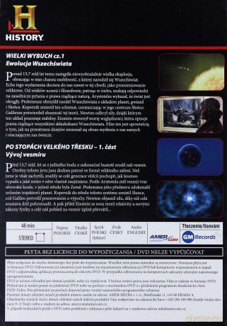 Kosmos - Tajemnice Wszechświata 44: Wielki wybuch cz. 1 [DVD]