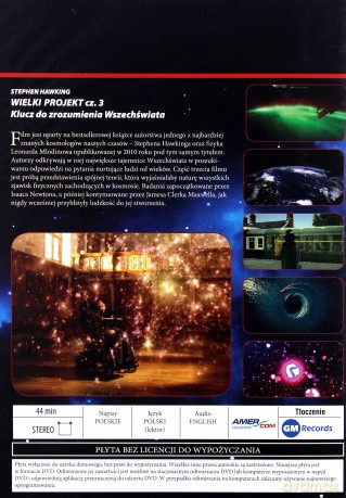 Kosmos - Tajemnice Wszechświata 49: Wielki Projekt cz. 3 [DVD]