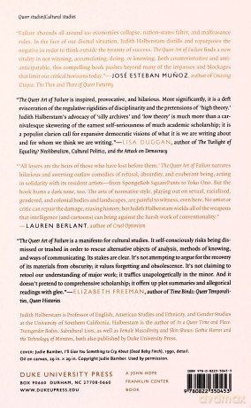 The Queer Art of Failure (A John Hope Franklin Center Book) - Jack Halberstam [KSIĄŻKA]