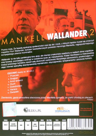 Wallander sezon 2 odcinki 7-13 [BOX] [3DVD]