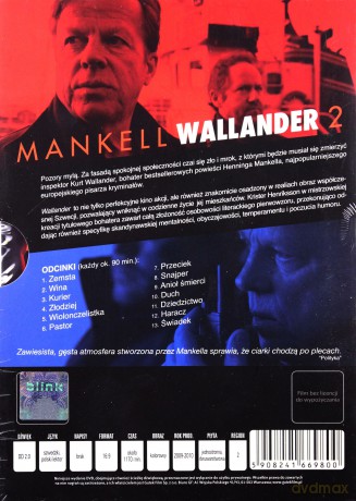 Wallander sezon 2 odcinki 1-13 [6DVD]