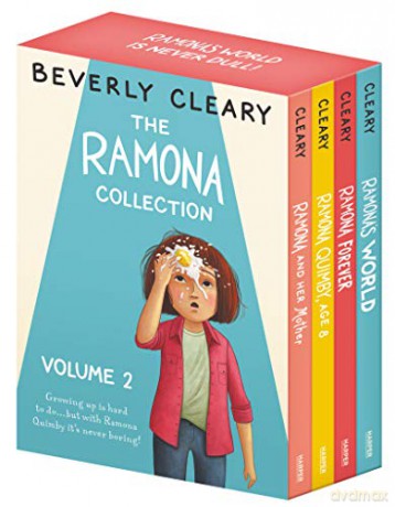 The Ramona 4-Book Collection, Volume 2: Ramona and Her Mother; Ramona Quimby, Age 8; Ramona Forever; Ramona's World - Beverly Cleary [KSIĄŻKA]