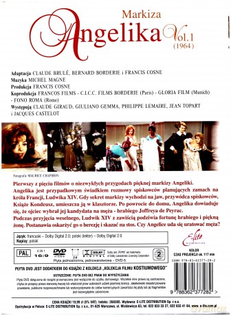 Markiza Angelika (Kolekcja filmu kostiumowego) (digibook) [DVD]