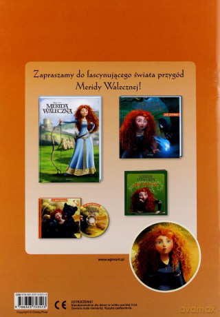 Buntownicza Merida -  czytanka wyklejanka (Disney) [KSIĄŻKA]