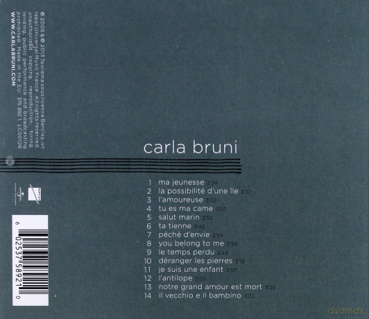 Carla Bruni: Comme si de rien n'était [CD]