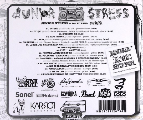 Junior Stress & Sun El Band: Dzięki [CD]