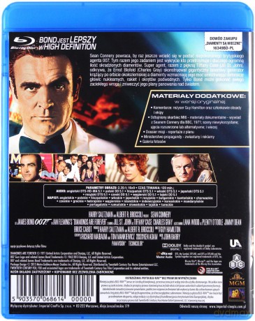 007 James Bond Diamenty są wieczne [Blu-Ray]