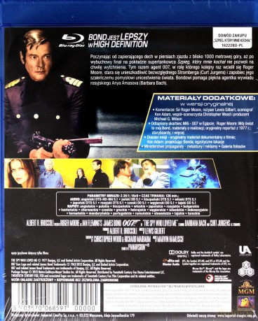 007 James Bond Szpieg, który mnie kochał [Blu-Ray]