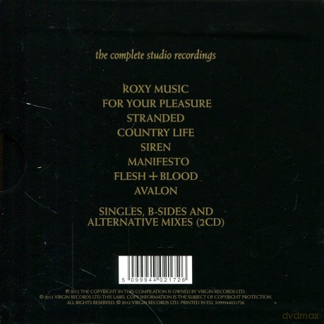 Roxy Music: The Complete Studio Recordings 1972-1982 (Limited) [10CD]