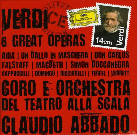 Claudio Abbado: Verdi 6 Great Operas (Collectors Edition) [BOX] [14CD]