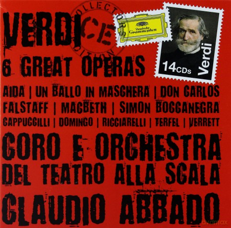 Claudio Abbado: Verdi 6 Great Operas (Collectors Edition) [BOX] [14CD]