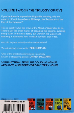 The Restaurant at the End of the Universe: Douglas Adams (The Hitchhiker's Guide to the Galaxy, 2) - Douglas Adams [KSIĄŻKA]