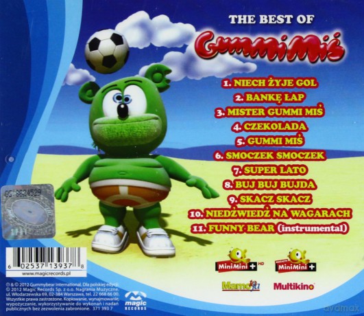 Gummi Miś: The Best (Mini mini) [CD]