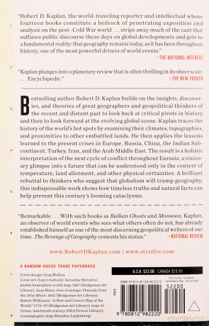 The Revenge of Geography: What the Map Tells Us About Coming Conflicts and the Battle Against Fate - Robert D. Kaplan [KSIĄŻKA]