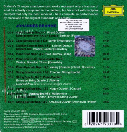 Brahms Complete Chamber Music (Collectors Edition) [11CD]