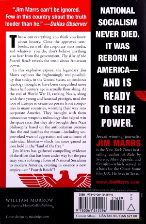The Rise of the Fourth Reich: The Secret Societies That Threaten to Take Over America - Jim Marrs [KSIĄŻKA]