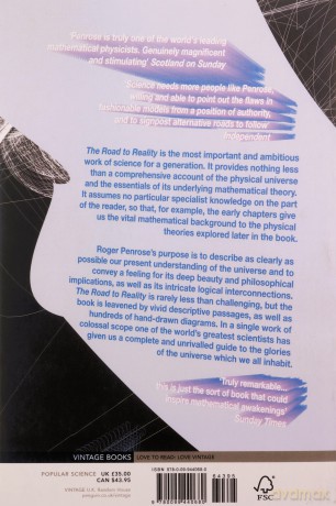 The Road to Reality: A Complete Guide to the Laws of the Universe - Roger Penrose [KSIĄŻKA]