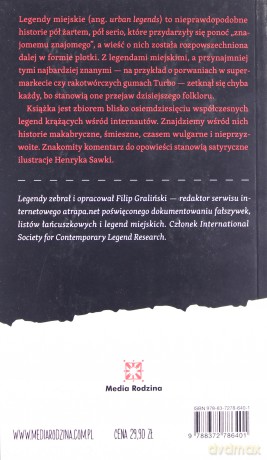 Znikająca Nerka. Mały Leksykon Współczesnych Legend Miejskich - Filip Graliński [KSIĄŻKA]