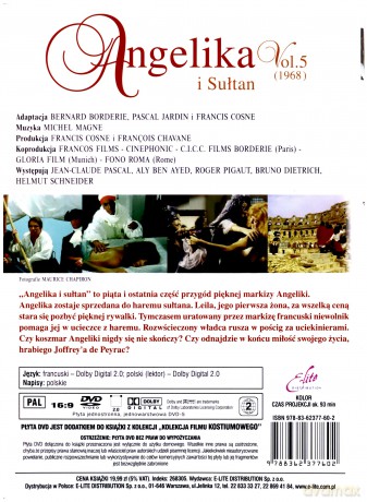Angelika i sułtan (Kolekcja filmu kostiumowego) (digipack) [DVD]