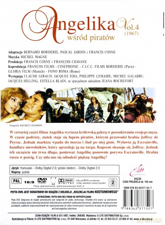 Angelika wśród piratów (Kolekcja filmu kostiumowego) (digipack) [DVD]+[KSIĄŻKA]
