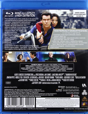 007 James Bond Jutro nie umiera nigdy [Blu-Ray]
