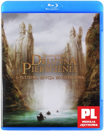 Władca Pierścieni Drużyna Pierścienia (edycja rozszerzona) [2xBlu-Ray]+[3DVD]