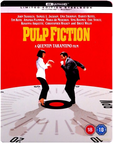 Pulp Fiction (steelbook) [Blu-Ray 4K]+[Blu-Ray]