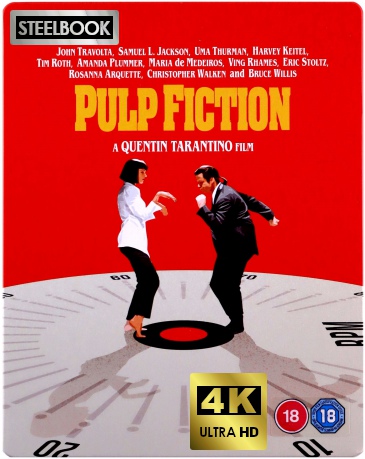 Pulp Fiction (steelbook) [Blu-Ray 4K]+[Blu-Ray]