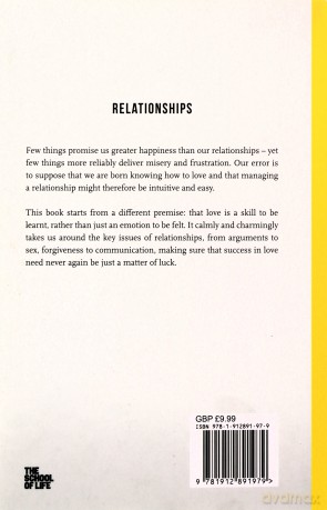 The School of Life: Relationships - learning to love - The School of Life [KSIĄŻKA]