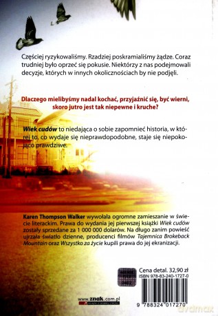 Wiek cudów - Karen Walker Thompson [KSIĄŻKA]