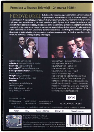 Złota Setka Teatru TVP: Ferdydurke [DVD]