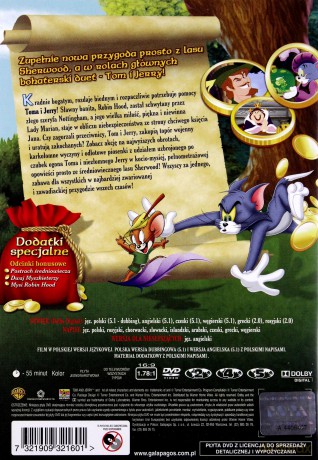 Tom i Jerry, Robin Hood i jego księżna mysz [DVD]