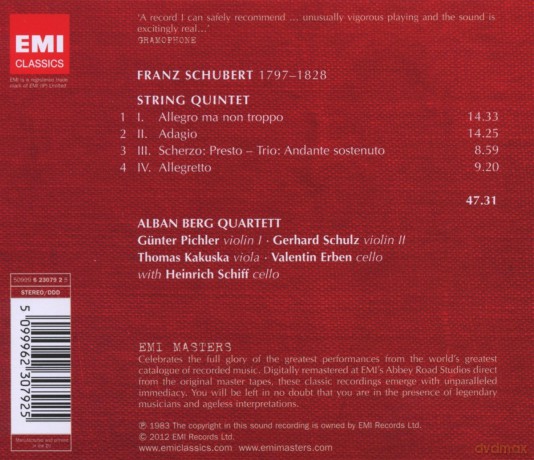 Alban Berg Quartett: String Quartet [CD]