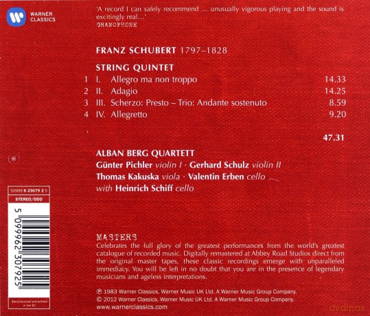 Alban Berg Quartett: String Quartet [CD]
