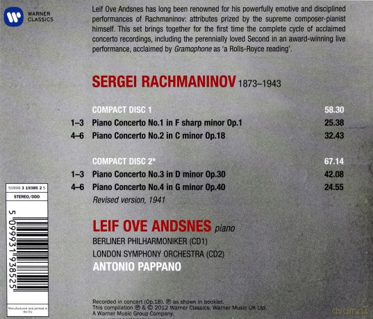 Leif Ove Andsnes: Complete Piano Concertos [2CD]