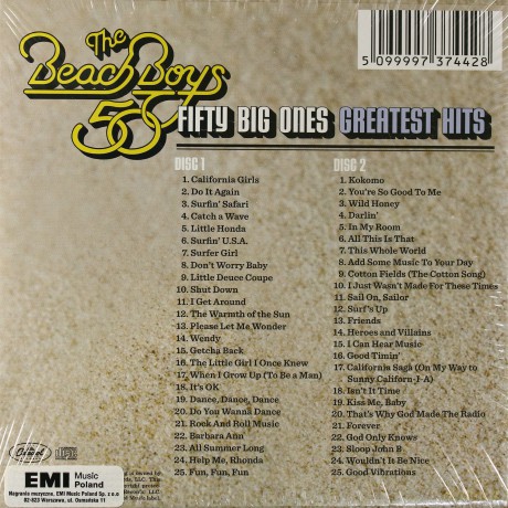 The Beach Boys: Greatest Hits: 50 Big Ones (Limited) [2CD]