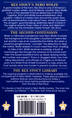 The Second Confession (Nero Wolfe) - Rex Stout [KSIĄŻKA]