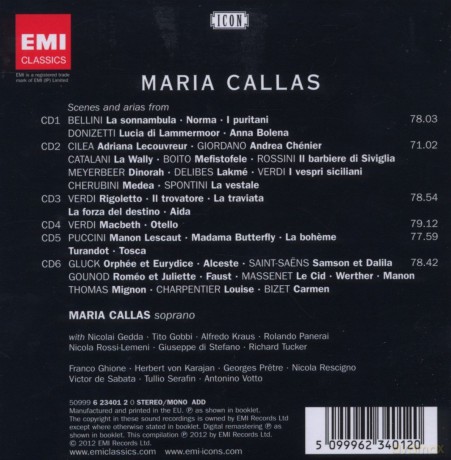 Maria Callas: Icon: Maria Callas (Limited) [6CD]