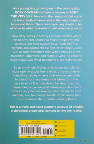 The Secret Life of a Vet: A heartwarming glimpse into the real world of veterinary from TV vet Rory Cowlam - Rory Cowlam [KSIĄŻKA]