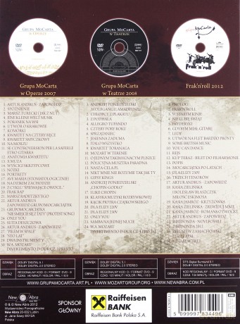 Grupa Mo Carta: Dziela Jak Na Razie Wszystkie (digipack) [3DVD]