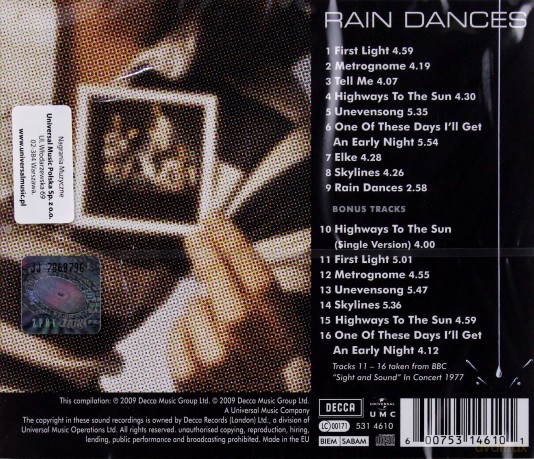 Camel: Rain Dances (Remaster) [CD]
