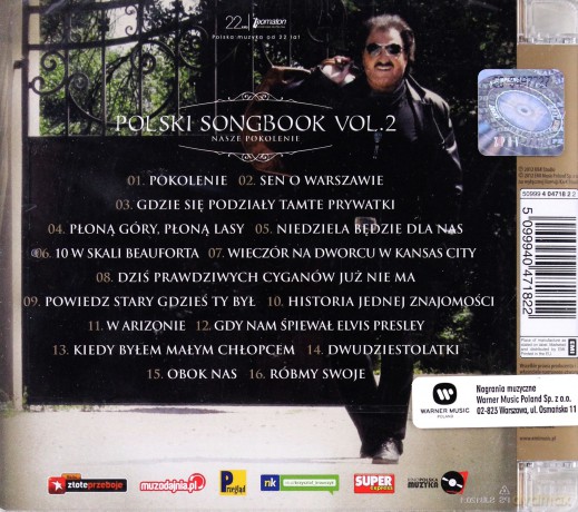 Krzysztof Krawczyk: Polski Songbook Vol. 2 [CD]