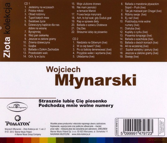 Wojciech Młynarski: Złota Kolekcja Vol. 1 & Vol. 2 [CD]