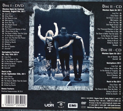 Motorhead: The World Is Ours - Vol. 2  (digipack) [DVD]+[2CD]