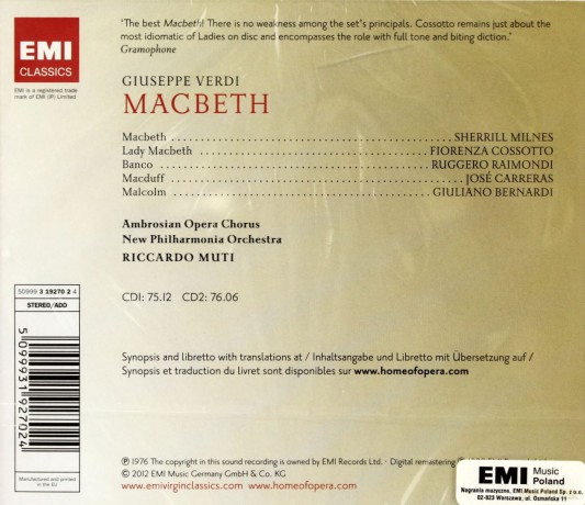 Muti/Carreras/Philharm.Orch.: Macbeth [2CD]